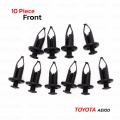 กิ๊บกันชนหน้า ขอบใหญ่ 10 ตัว สีดำ สำหรับ Toyota AE100 AE101 EE100 Sedan